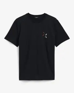Express Mini Split X Logo Cotton Graphic T-Shirt