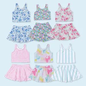 Athletic active wear girls summer clothes