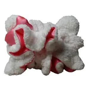Cute cat ear luxury satin lined sleep bonnet-fluffy fleece cat exterior with pink satin trim for women- protects curly, natural and braided hair- soft, warm, no slip night cap