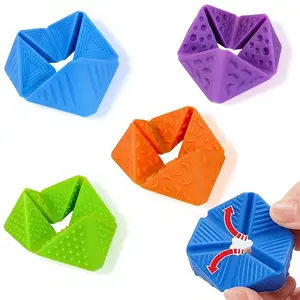 Adult Sensory Cube Flip Toy, Stress Relief Fidget Toy for Teen Anxiety, Autism Adhd Focus Quiet Desk Toy, Classroom Prize Office Calm Corner
