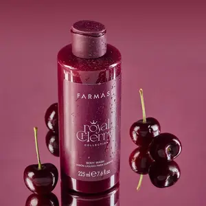 Royal Cherry Body Wash – Nourishing Cleanser with Shea Butter, Botanical Oils & Fruity-Floral Aroma