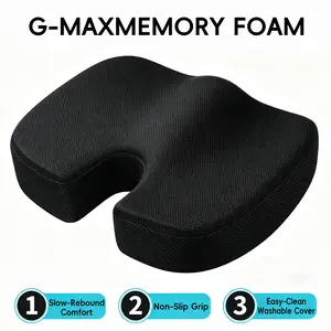Viral Game Changer! Gel Memory Foam Seat Cushion, Non-Slip Breathable Chair Pad for Instant Comfort & Tailbone Support, Driving & Office Must-Have (2 Styles)