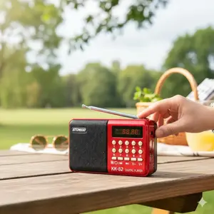 Portable Digital FM Radio, USB Rechargeable MP3 Player with TF Card Slot, High-Fidelity Stereo Sound. Waterproof Shower Speaker for Bathroom, Outdoor Travel, Camping, Home Use. Compact Personal Audio Player, Popular Festival Gift Idea.