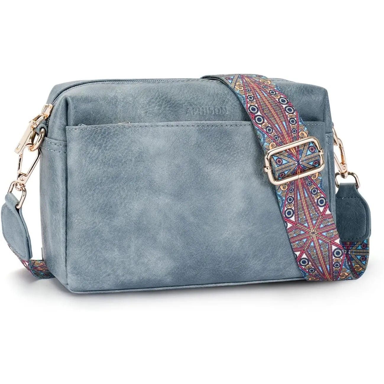 Small Crossbody Bags for Women, Triple Zip Crossbody Cell Phone Purse  Handbags with Adjustable Strap