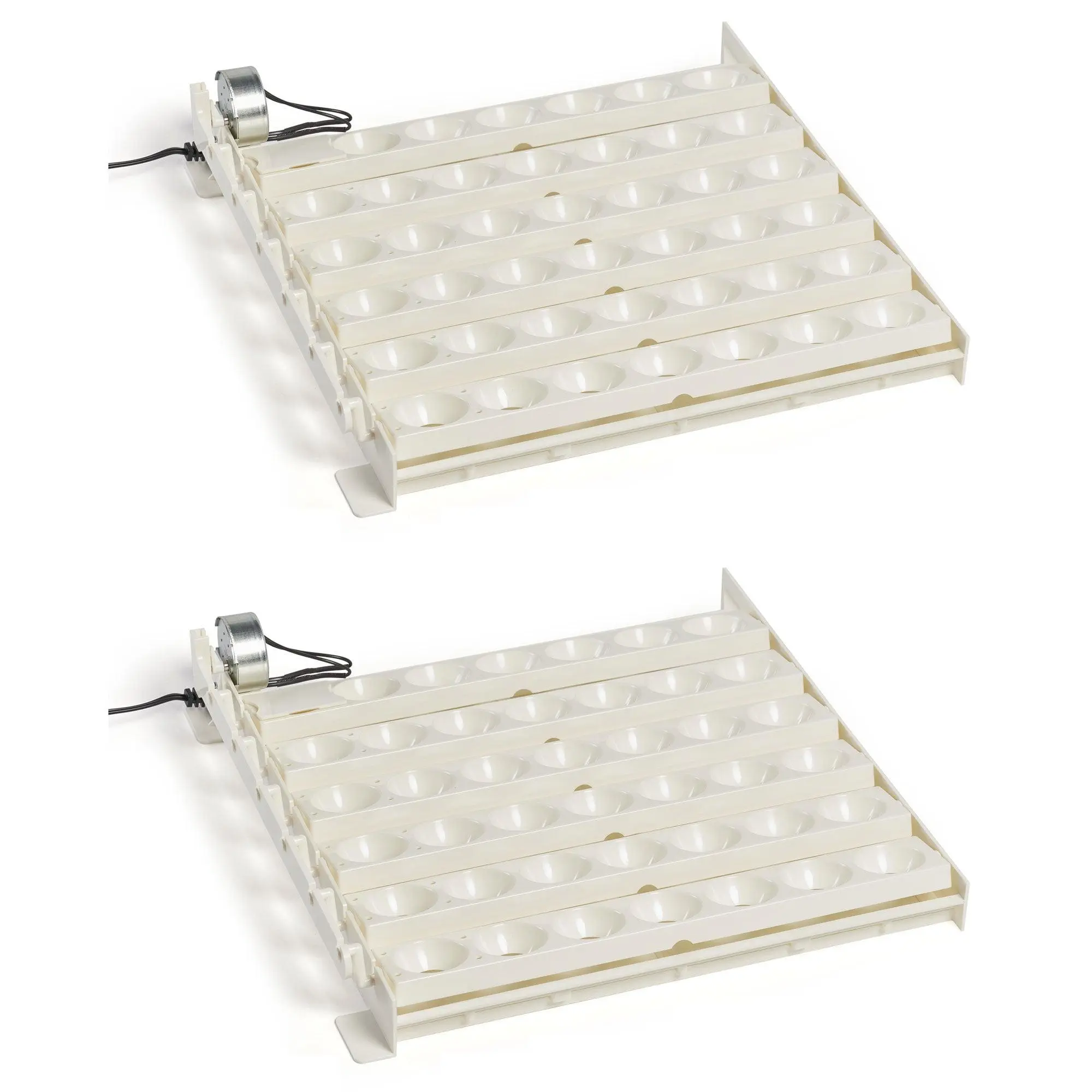 Farm Innovators 3200 Automatic 41 Spot Egg Turner for Improved Hatching (2 Pack)