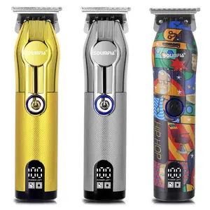 Portable Electric Hair Trimmer, 1 Box Rechargeable Hair Clipper, Professional Hair Trimmer for Men, Hair Shaver for Home & Salon Use