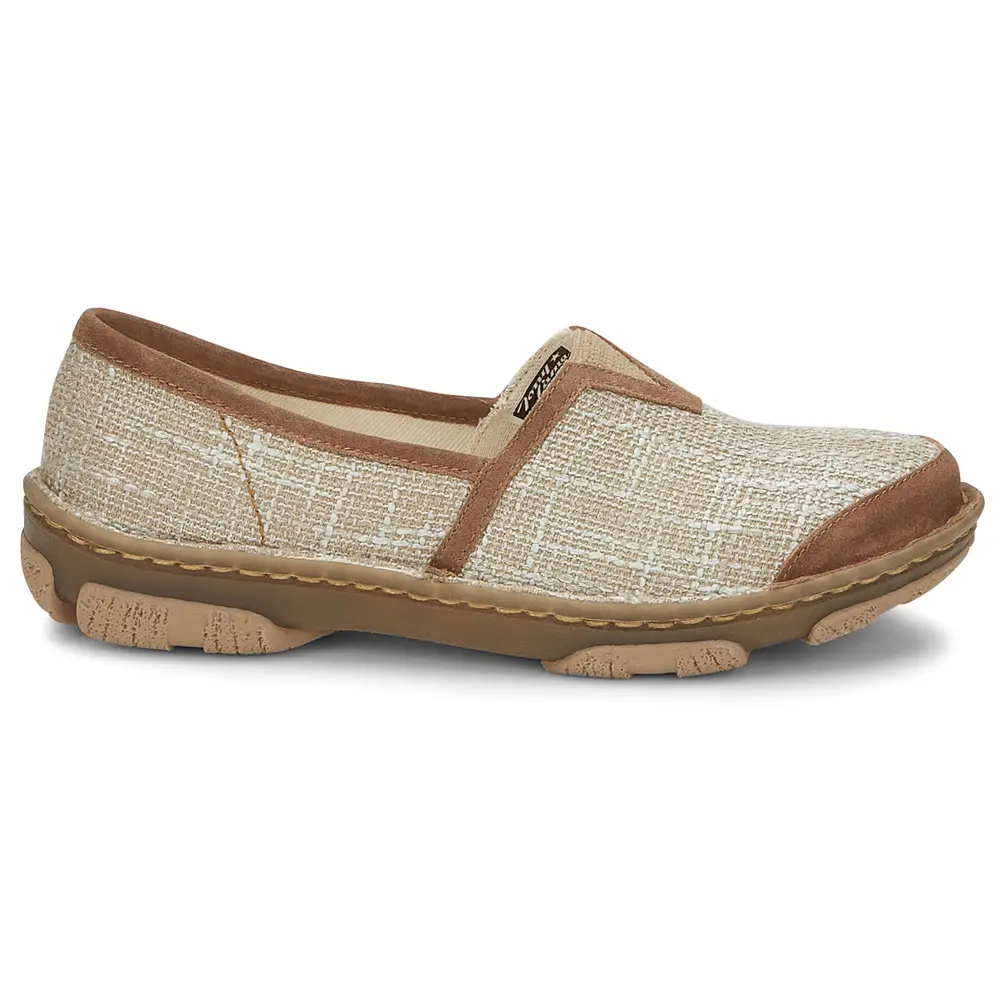 Tony Lama Womens Renata Slip On Flats Casual - Beige