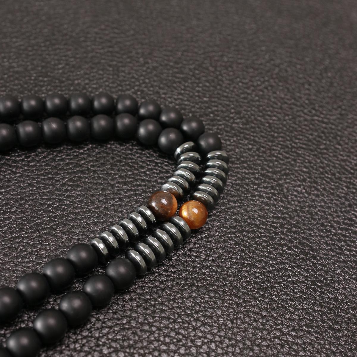 Large Heavy Rosary,rosary beads catholic for men,black rosary Necklace for men and women with medal & cross,black beads with St.Benedict  osarios catolicos Cross Necklace Catholic Gifts