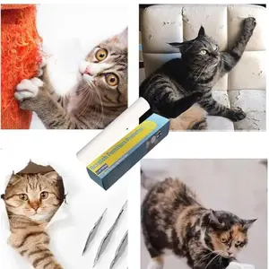Door protector from dog scratching，cat scratch furniture protector, Flexible Couch Corner Guard Under Cats Claw, Cat Scratch Deterrent Tape, Door Frame Protector for Screen Door, Window, Wall