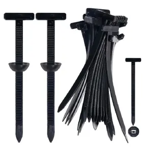 100 Pcs Heavy-Duty Nylon Cable Tie Buckles – Universal Self-Locking Zip Ties for Car, Home, Office, and Daily Repairs