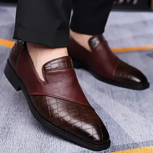 Men's Stylish Non-Slip Business Dress Shoes, Durable & Versatile Footwear for Casual and Formal Occasions