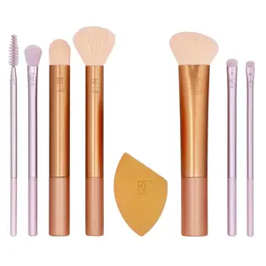 Real Techniques Level Up Brush + Sponge Set, 8 Piece Set