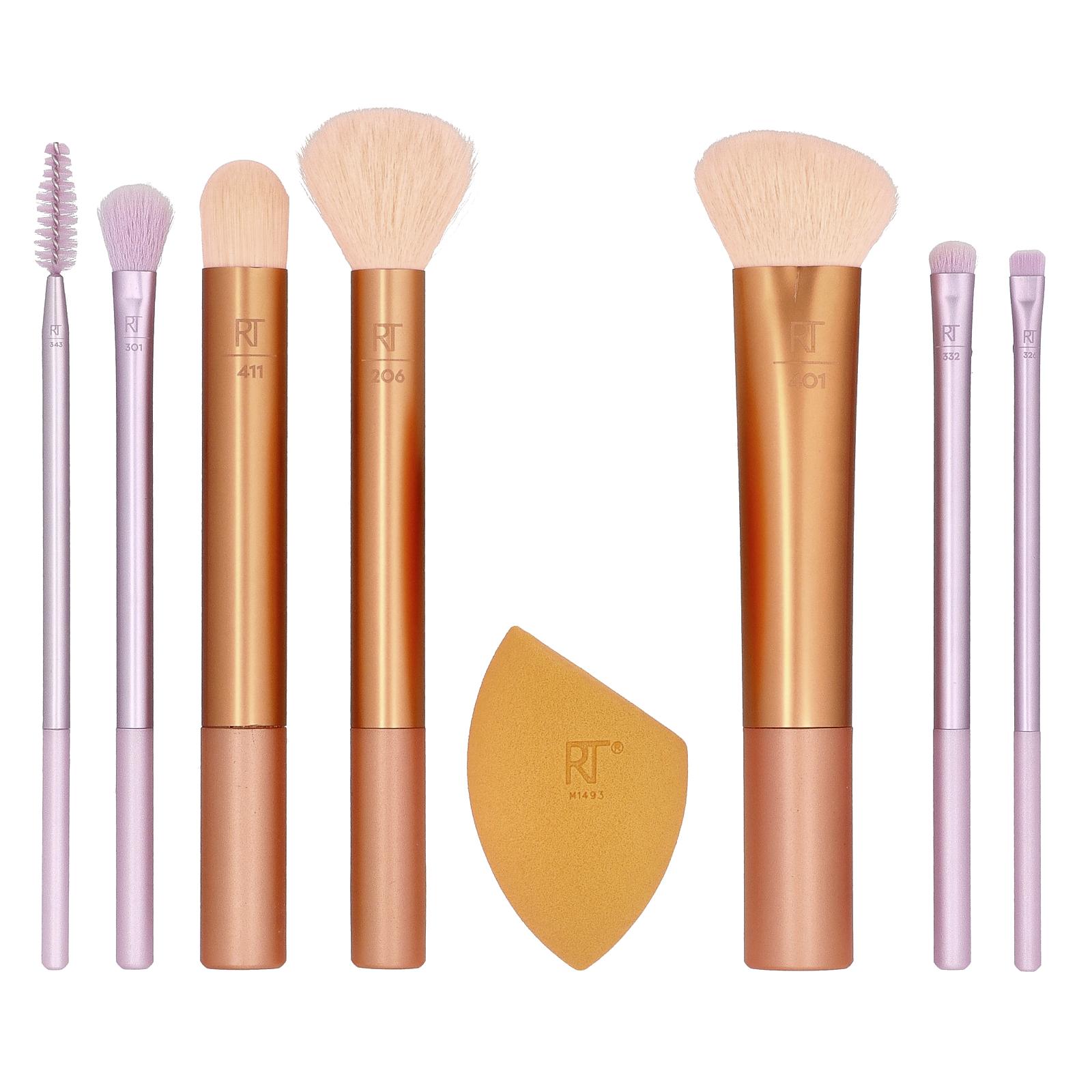 Real Techniques Level Up Brush + Sponge Set, 8 Piece Set