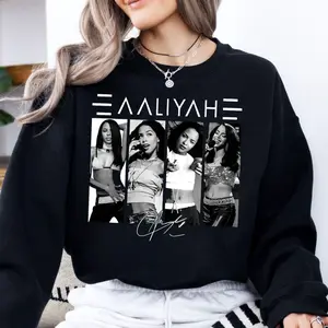 Aaliyahh Vintage Shirt, Vintage R&B Music Legend Hoodie, Retro 90s Graphic Sweatshirt, Gift For Music Lovers And Fans, Unisex Sweater Pullover Tee