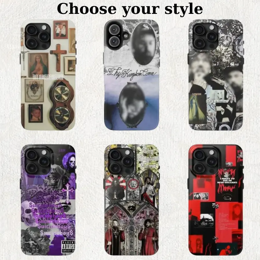 Sboy G59 Uicideb0y Tough Phone Case - Rap Music Hip Hop Artist Merch Phone Cover For iPhone 17/16/15/14/13/12/11/X Plus Pro Max Mini, Mens Gift