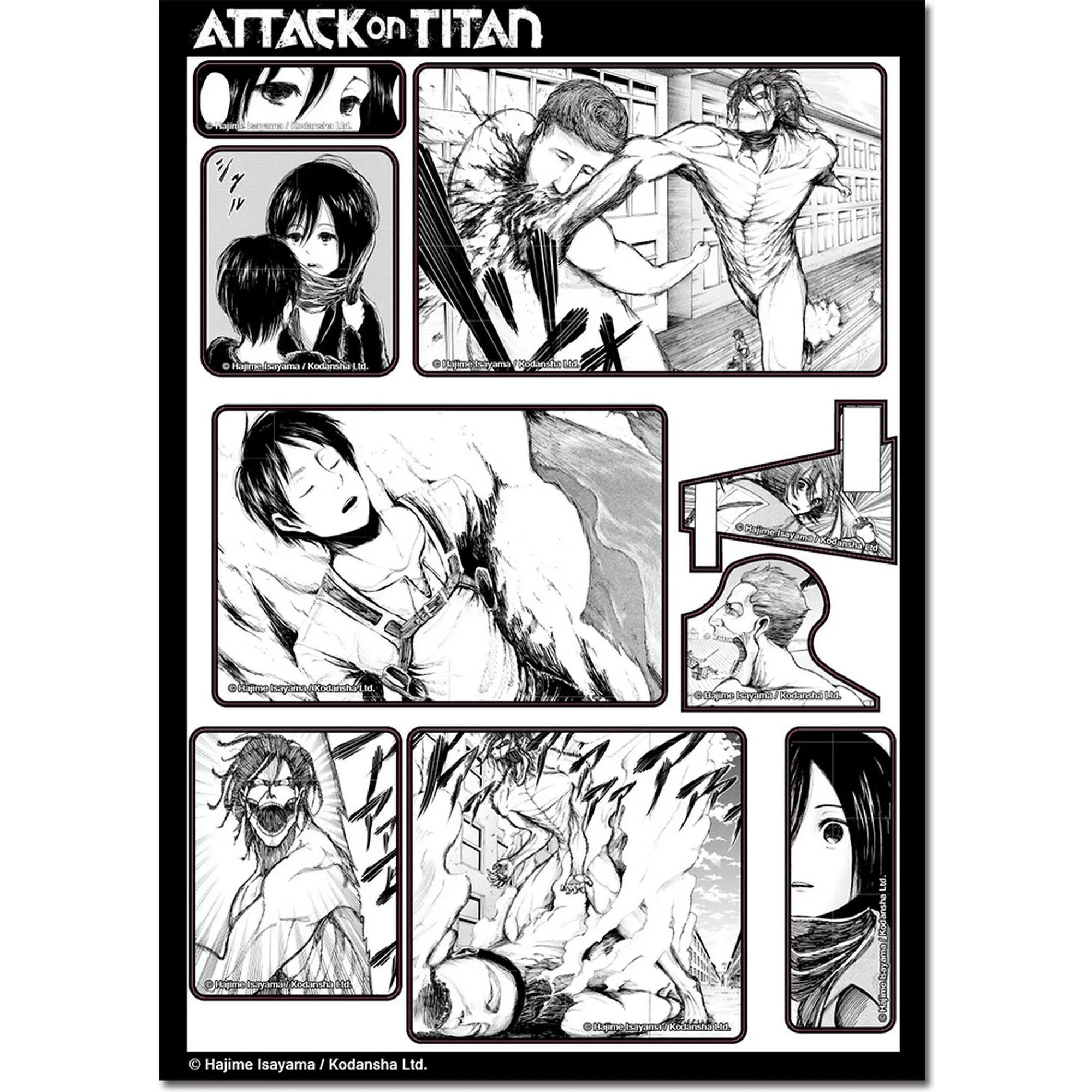 Attack On Titan Manga - Vol 02 Manga Sticker