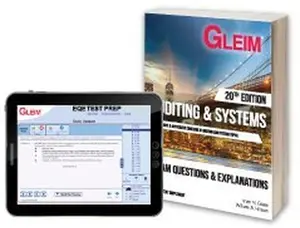 USED Book - Auditing & Systems Exam Questions and Explanations with Access Code by Gleim (Paperback) - English
