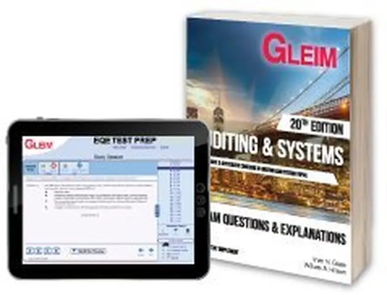 USED Book - Auditing & Systems Exam Questions and Explanations with Access Code by Gleim (Paperback) - English
