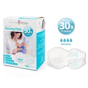Primo Passi Disposable Nursing Pads, Breastfeeding Pads ultra absorbent, 125 Pack