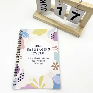 Self-Destructive Cycle Workbook with 45 Pages of Cbt Exercises and Self-Love Journal Prompts, Emotional Healing and Personal Growth Notebook for Therapists and Counselors, Self Improvement Journal, Guided Journal