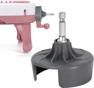 Knitting Machine Adapter, Quick Knit Replaceable Crochet Machine Adapter with Hex Bit Power , Compatible with 22/40/48 Knitting Machines Universal Accessories, Beginners DIY Hats, Socks