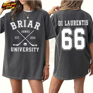 Briar University Di Laurentis 66 Shirt, Off-Campus Crewneck, Hockey Romance Shirt, Briar U Sweatshirt, Campus Hockey