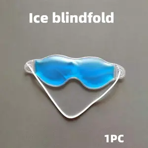 1PC Gel Eye Mask, Light-Blocking, Cool Sleep, Cooling Feeling Crystal Eye Mask, Soothing Eye Mask, Suitable For Daily Office Nap, Home Travel, Reusable Eye Mask, Portable Eye Mask, Back To School Supplies, Blackout Sleep Mask, Night Mask