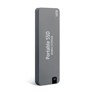 16TB External Hard Drive USB3.1 Portable SSD Data Storage for PC/Laptop High-Speed Mobile Storage Solution