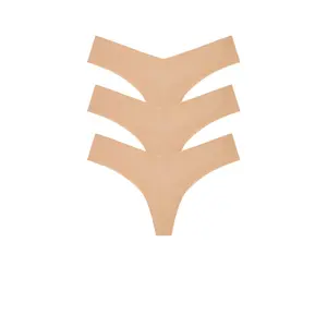 Commando 3 Pack Classic Thong in Beige