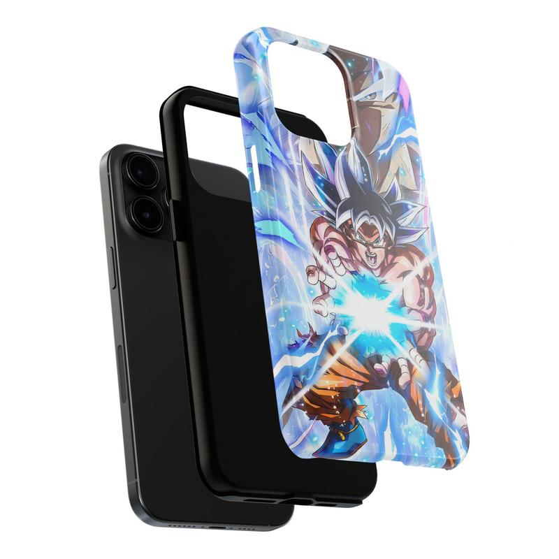 Anime Collage Super Saiyan Phone Case Compatible with iPhone 7, 8, X, 11, 12, 13, 14, 15, 16 17 & Samsung Galaxy S21, S22, S23 & S24 S25 series