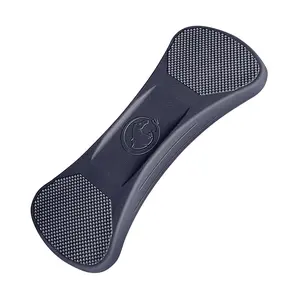 Shedding Blade Grooming Tool - Horse Deshedding Brush for Grooming Bathing, Multi-Functional Rubber Grooming Kit for Horses Dogs Cows Goats Navy Blue