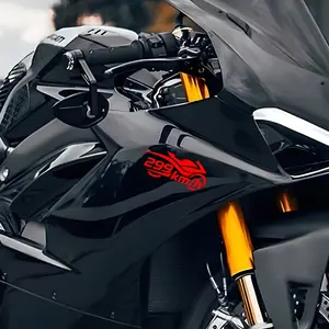 A Cool Motorcycle 299 Speed Sticker - High Visibility PVC Sticker Suitable for Motorcycles, Cars,Helmets, and All Smooth Surfaces - Durable Waterproof Design, Easy To Apply, Motorcycle Sticker, Vehicle Personalization, Dynamic Style, High-quality Printing