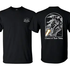 💥 Chance of Rain Shirt – Unisex Short Sleeve, 100% Cotton Army Military T-Shirt, Tactical Gear Design, Gun Shirt for Men, Casual Menswear, Made in USA🇺🇸