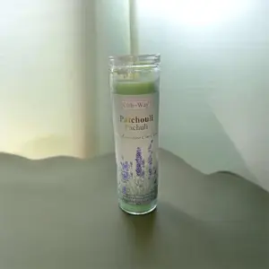 Patchouli Scented Candle with Quartz Crystal