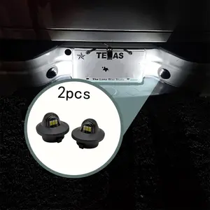 💡🚗 2PCS LED License Plate Lights | Fits All Ford F150/F250/F350/Explorer/Bronco/Expedition Years ✅ 12V Energy-Saving + FCC Certified + High-Brightness + Easy Plug & Play | Enhanced Night Visibility + Safety Upgrade + OEM Fitment