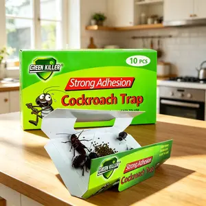 20 Pack Roach Traps, Roach Traps Indoor Sticky with Cockroach Bait, Cockroach Glue Trap Long Lasting and Non Toxic, Children and Pet Friendly, for Home, Kitchen, Bathroom, Storage Room,summervibes