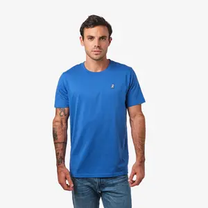Men's Crew Neck Jersey T-Shirt — Baleine Blue