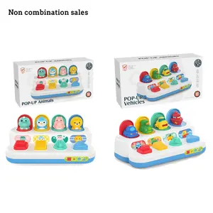 Pop Up Vehicles Toy, 1 Box Early Education & Smart Toy, Finger Flexibility Training Toy, Safety Pop Up Toy for Boys & Girls