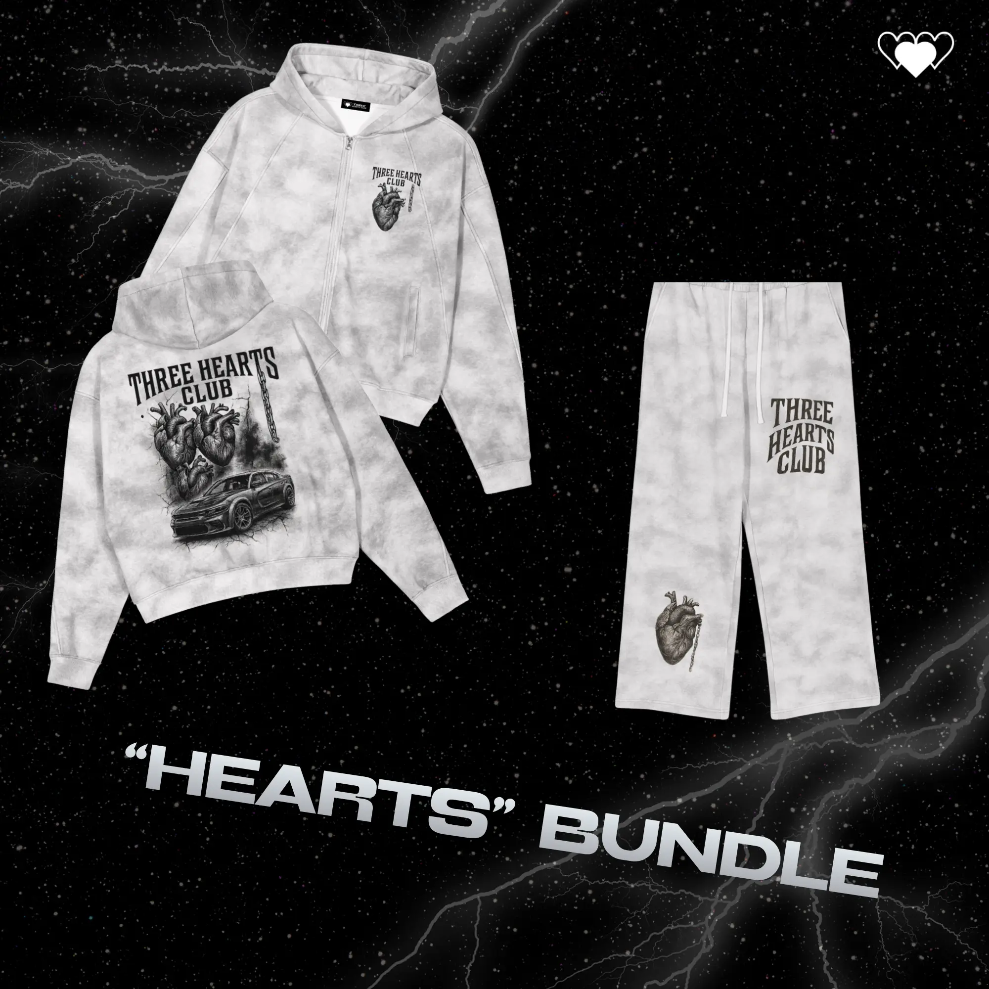 "HEARTS" COMBO SET