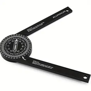 Miter Saw Protractor Featuring Precision Laser-Inside Outside Angle Finder For Carpenters Plumbers And All Building Trades Tool