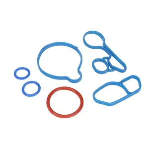3MIRRORS Engine Oil Cooler Filter Gasket Kit for Chevrolet Cruze Sonic Trax 1.4L Turbo 55565385 55568536 55568539 55568540 55565619 Direct Fit Repair Seal