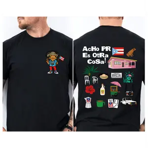 100% Cotton Unisex 2026 DTMF Concert Tour Tee, Acho PR Es Otra Cosa Bowl T-Shirt, Puerto Rico Sapo Boricua Shirt, Puerto Rico Mi Patria Tee Fabric