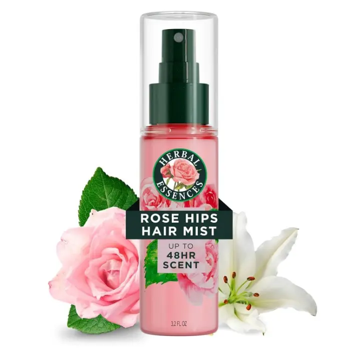Herbal Essences Hair Perfume for Women, Rose Scent | Hair Mist Fragrance Spray, Frizz Control, 3.2 fl oz, for all Hair Types