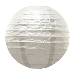 LumaBase Round Paper Lanterns - 5-Piece 10 in Set, Vibrant Hues for Party Decoration, Home & Festive Supplies