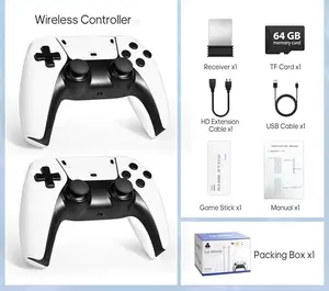 Nostalgia Gaming Stick 2025 - Relive Your Childhood with 20,000+ Retro Games & 4K HDMI White And Black classic game retro game stick