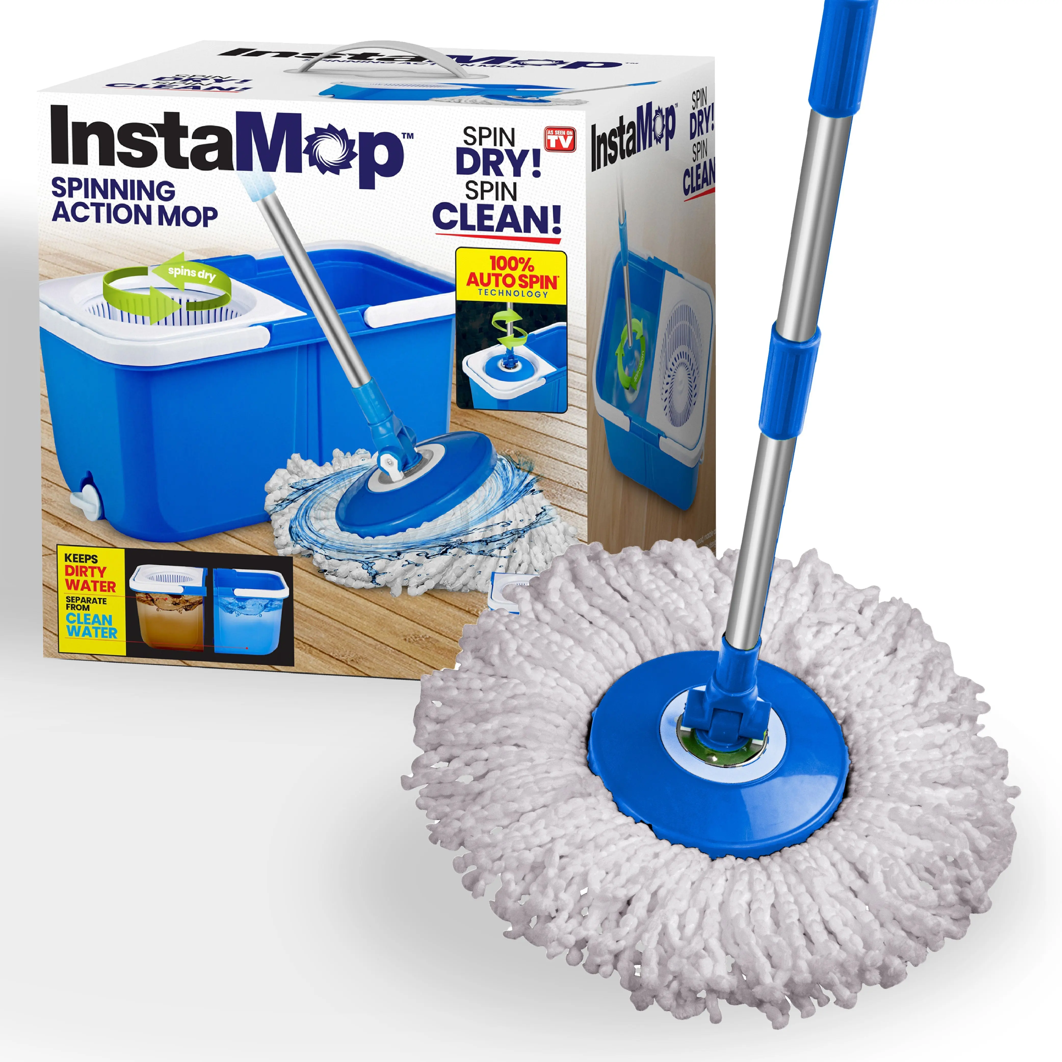 InstaMop Spinning Action Mop InstaMop Spinning Action Mop
