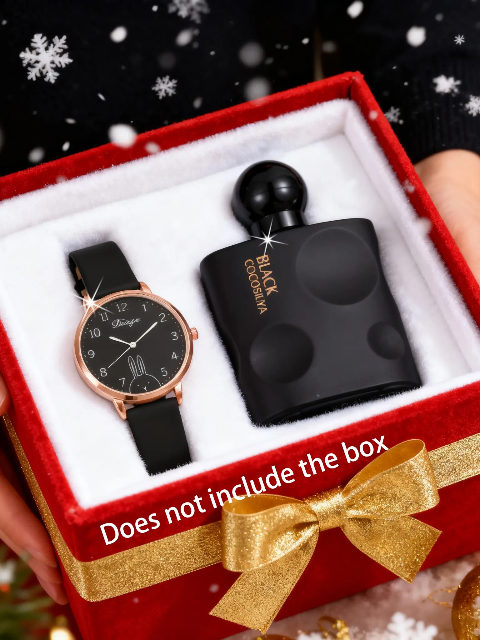Women's Elegant Fashion Watch Set with Perfume Gift, Perfect for Thanksgiving Christmas Mother's Day Back-To-School Season