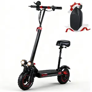 Electric scooter, 40 miles of range, 34 MPH ,1200w Maximum motor,11-inch pneumatic tires,double suspension, maximum load capacity 330 pounds,adult commuting electric scooter