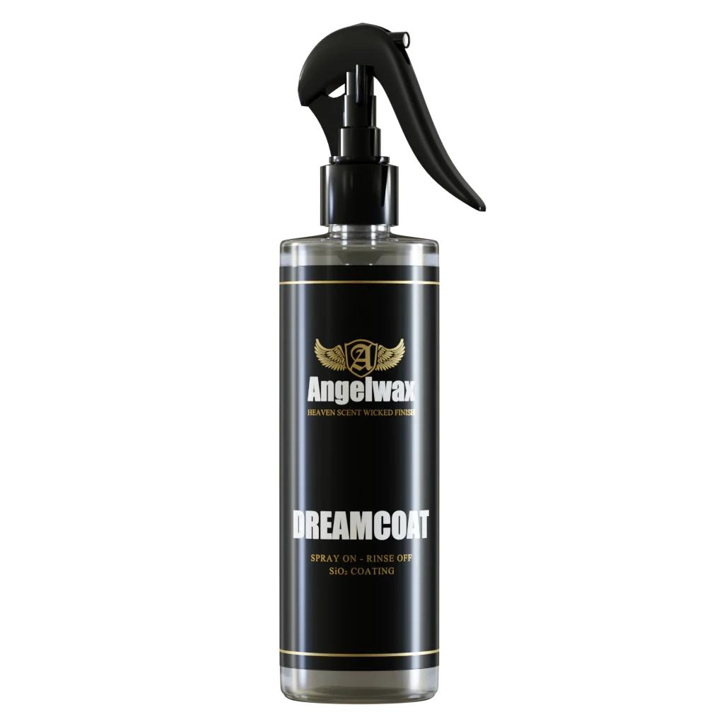 Angelwax Dreamcoat Spray On Rinse Off SiO2 Coating | Glossy Hydrophobic Protection | Safe on Paint Glass Trim and Wheels | Post Wash Top Up for Coated and Uncoated Vehicles