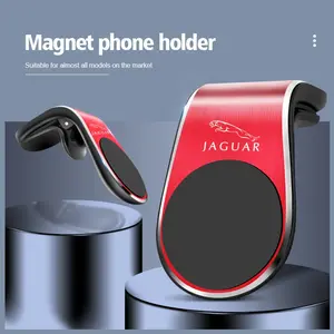 Magnetic Car Phone Holder Stand Air Vent Car Mount GPS Smart Mobile Support For Jaguar F-Pace F-Type XF XJ XE I-Pace E-Pace XEL XFL S-Type XFR XKR X-Type